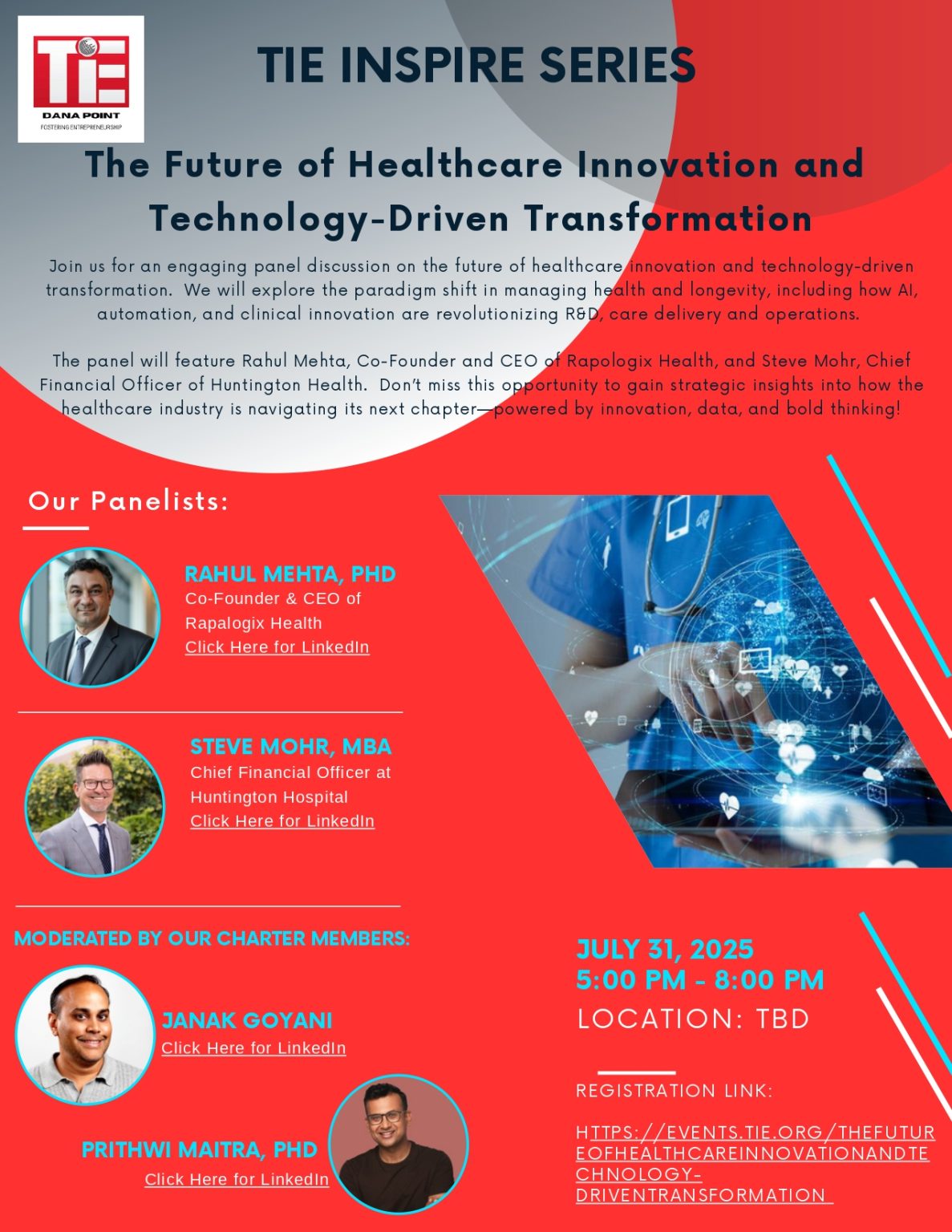 TiE Inspire Series July 31